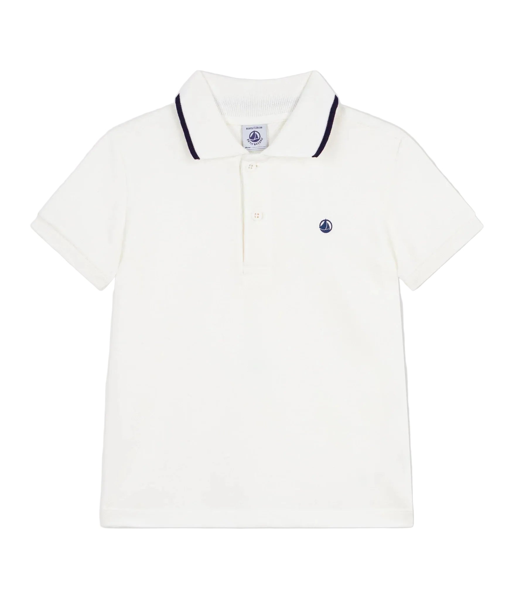 Petit Bateau boys short sleeve polo shirt