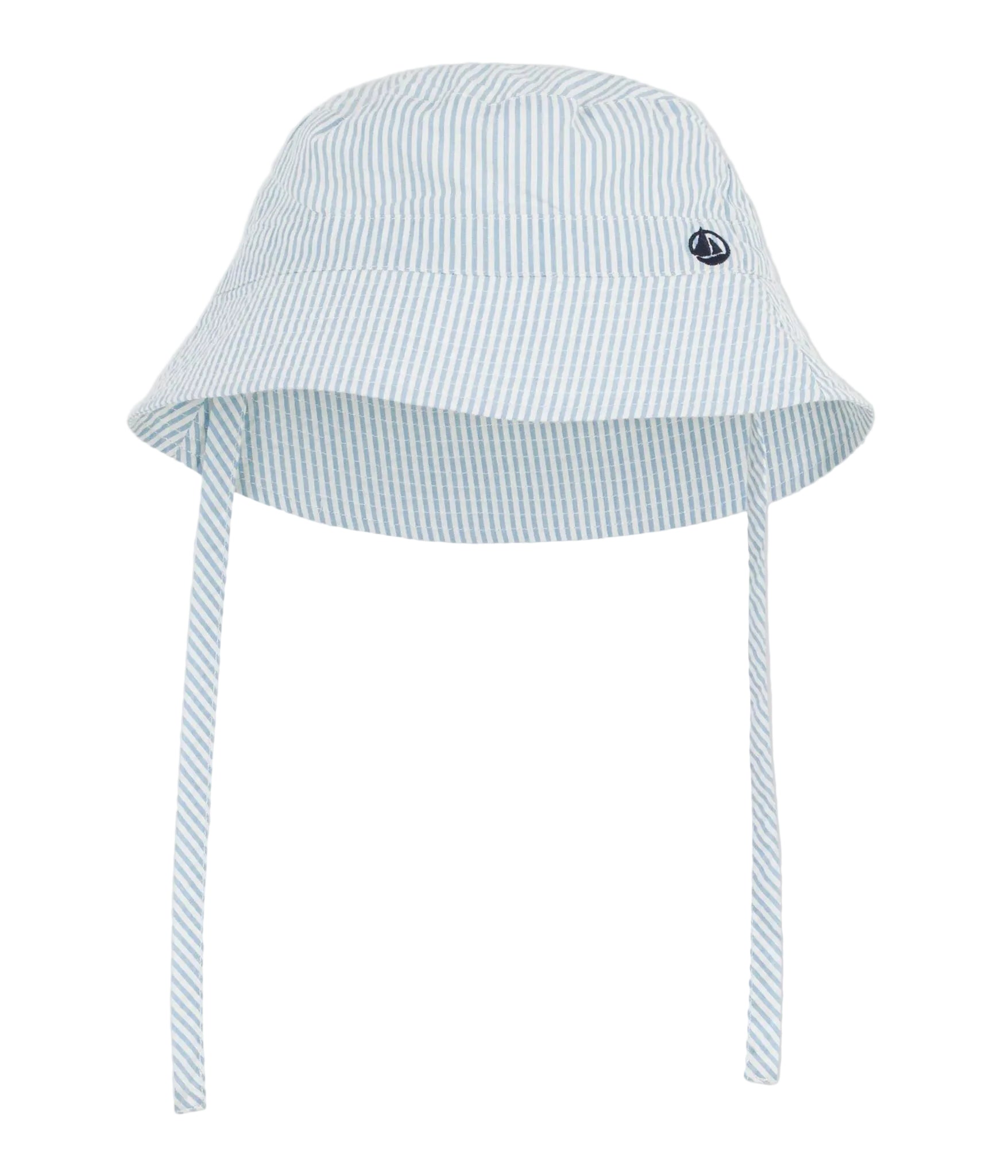 Petit Bateau infant seersucker bucket hat