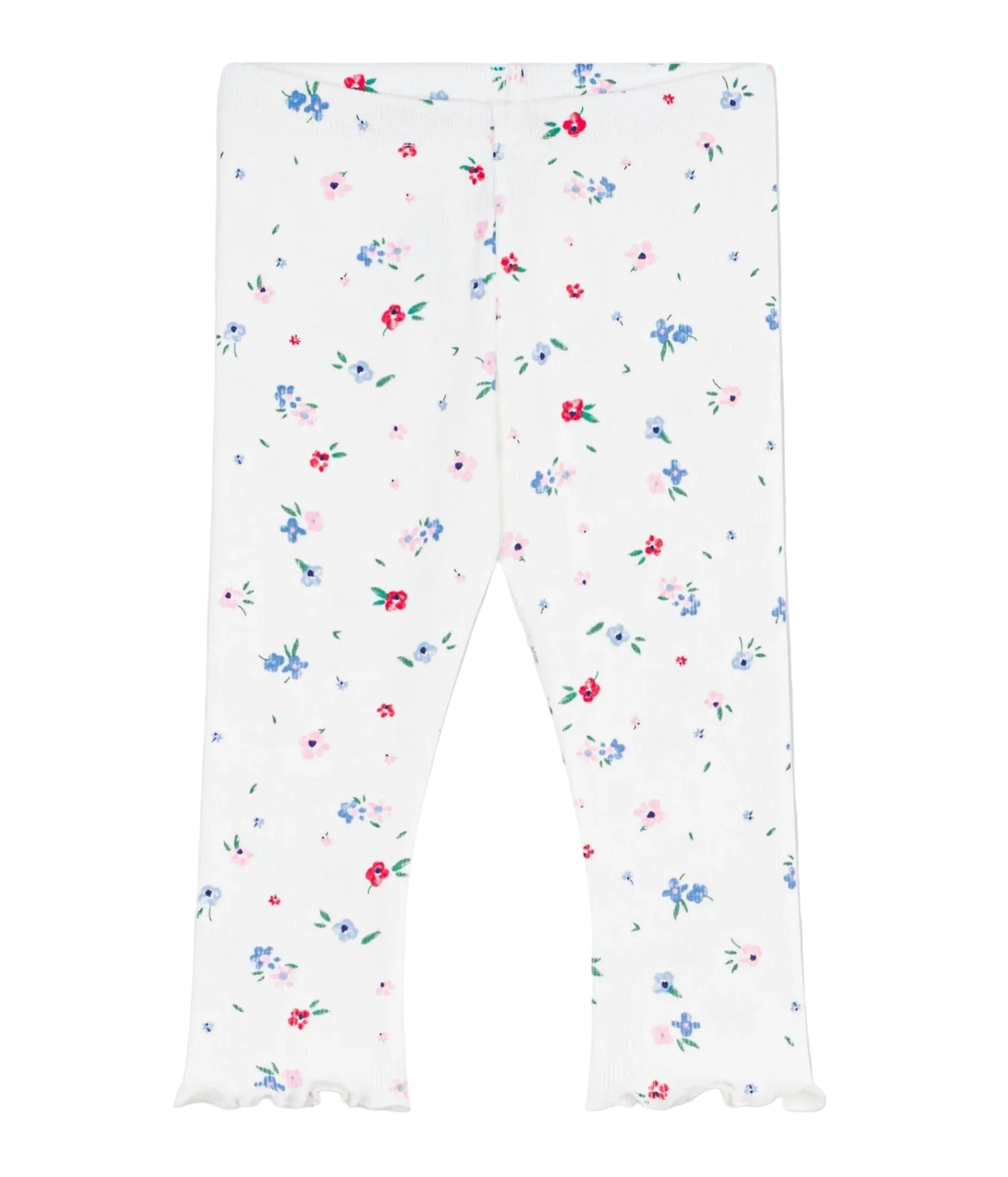 Petit Bateau infant girl floral print leggings
