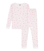 Petit Bateau girls floral print pajamas