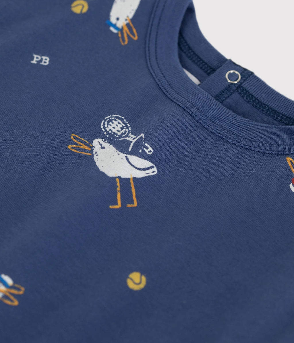 Petit Bateau infant seagull print tee
