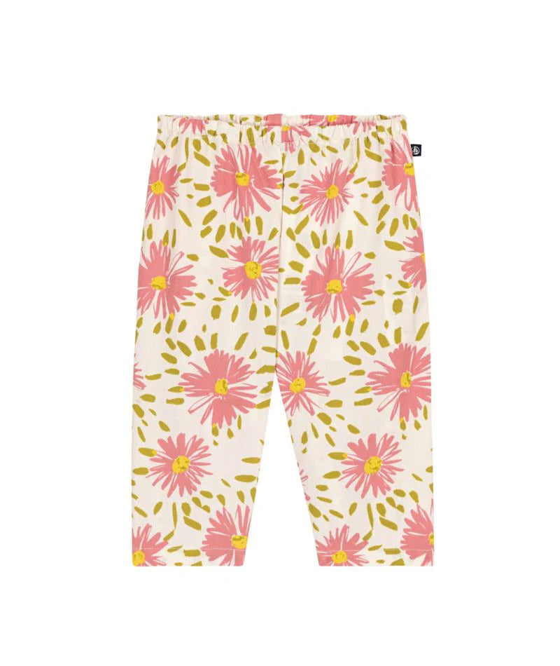 Petit Bateau infant girl floral pants