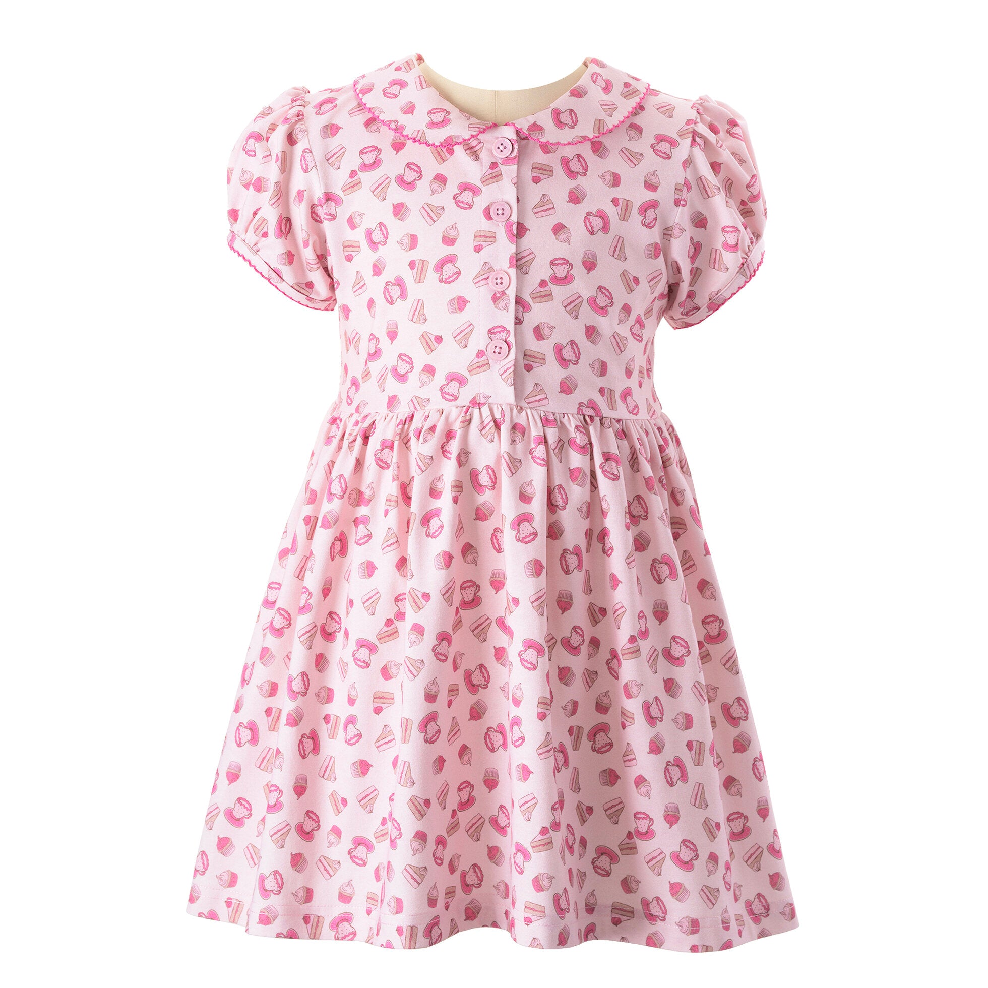 Rachel Riley girls cupcake jersey dress