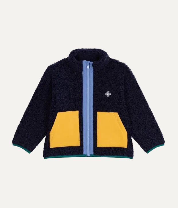 Petit Bateau boys sherpa jacket