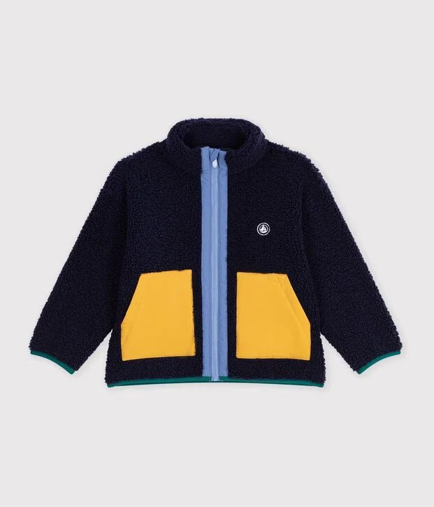 Petit Bateau boys sherpa jacket