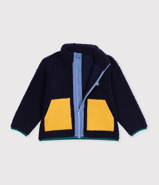 Petit Bateau boys sherpa jacket