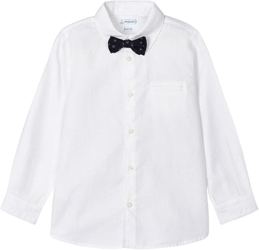 Mayoral boys dress shirt with bow tie