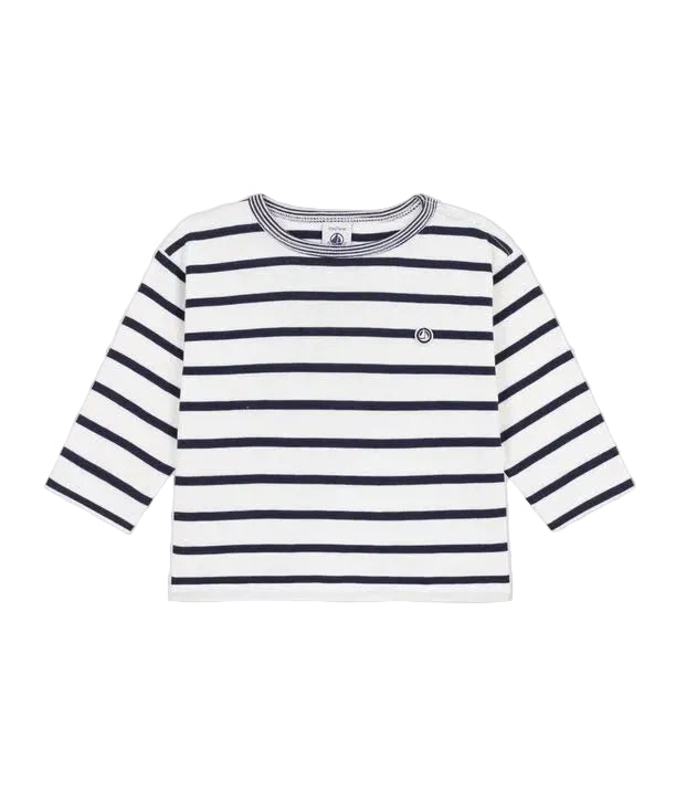 Petit Bateau infant stripe long sleeve tee