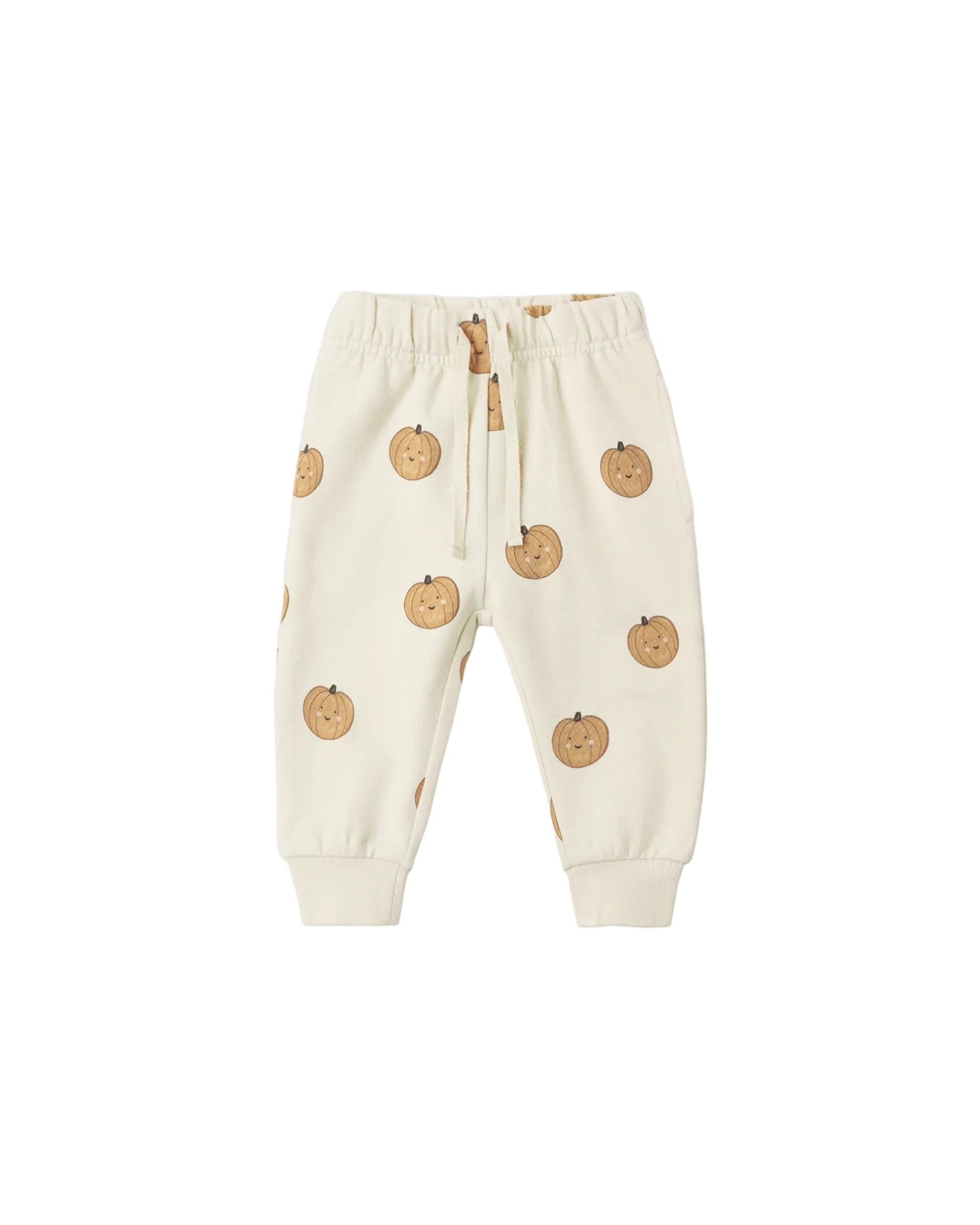 Quincy Mae infant & kids pumpkins relaxed fleece sweatpants