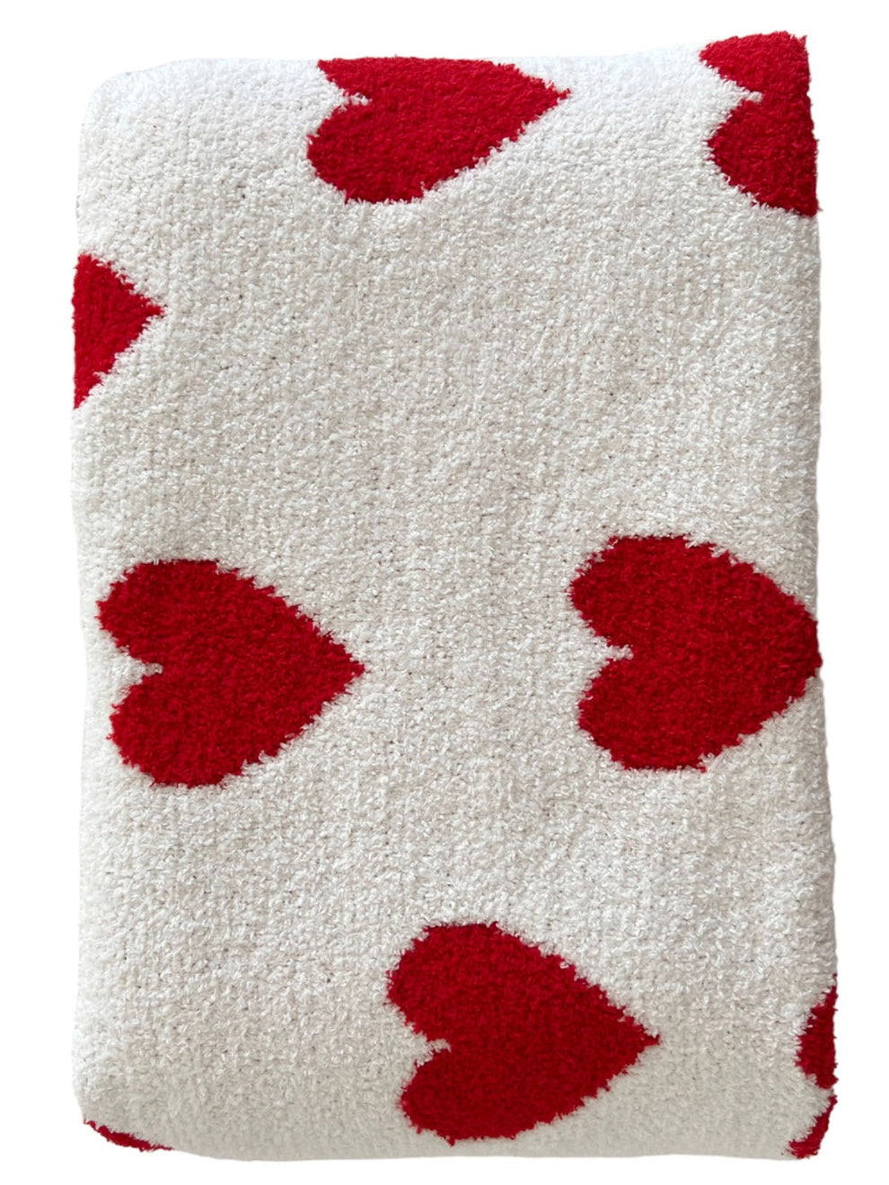 SpearmintLOVE reversible heart print blanket