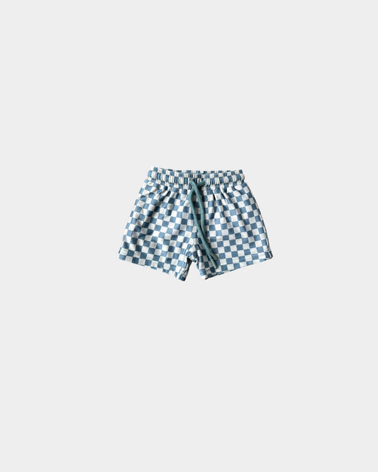 Babysprouts infant & boys checkered swim trunks