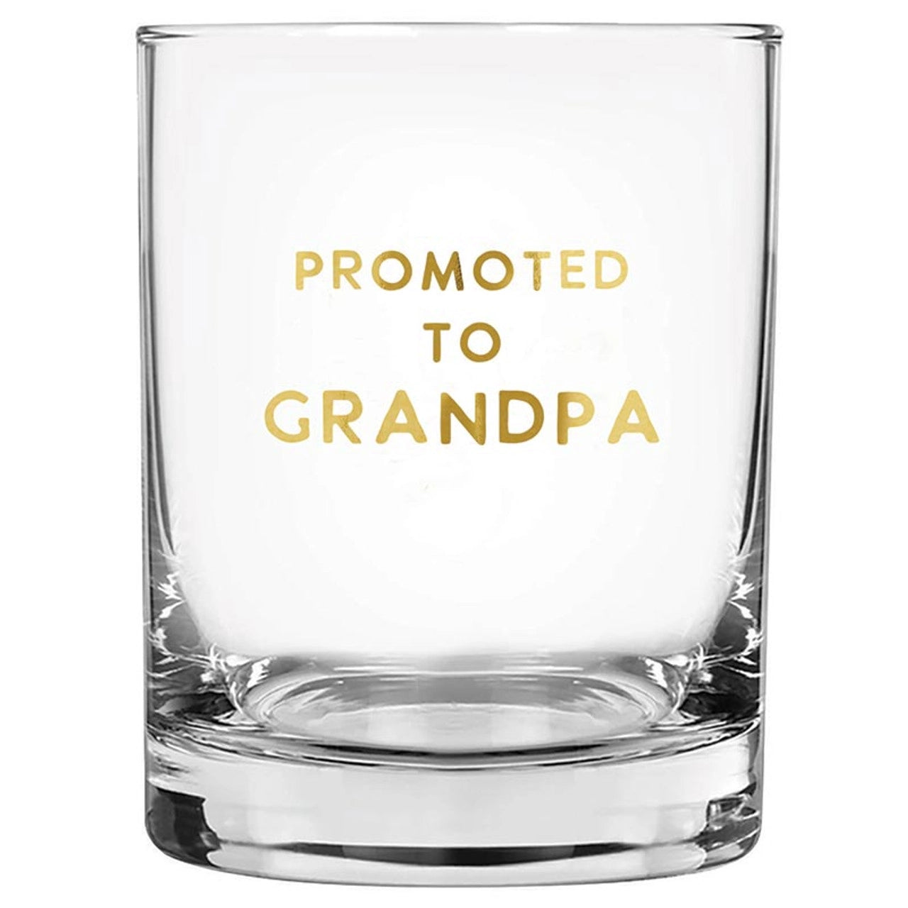 Stephan Baby promoted to grandpa rocks glass