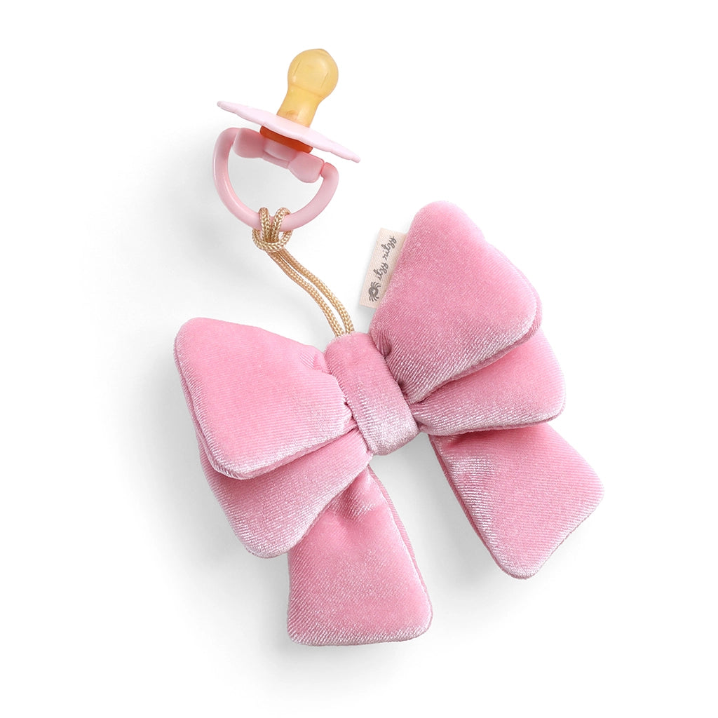 Itzy Ritzy bitzy pal natural rubber pacifier & stuffed animal
