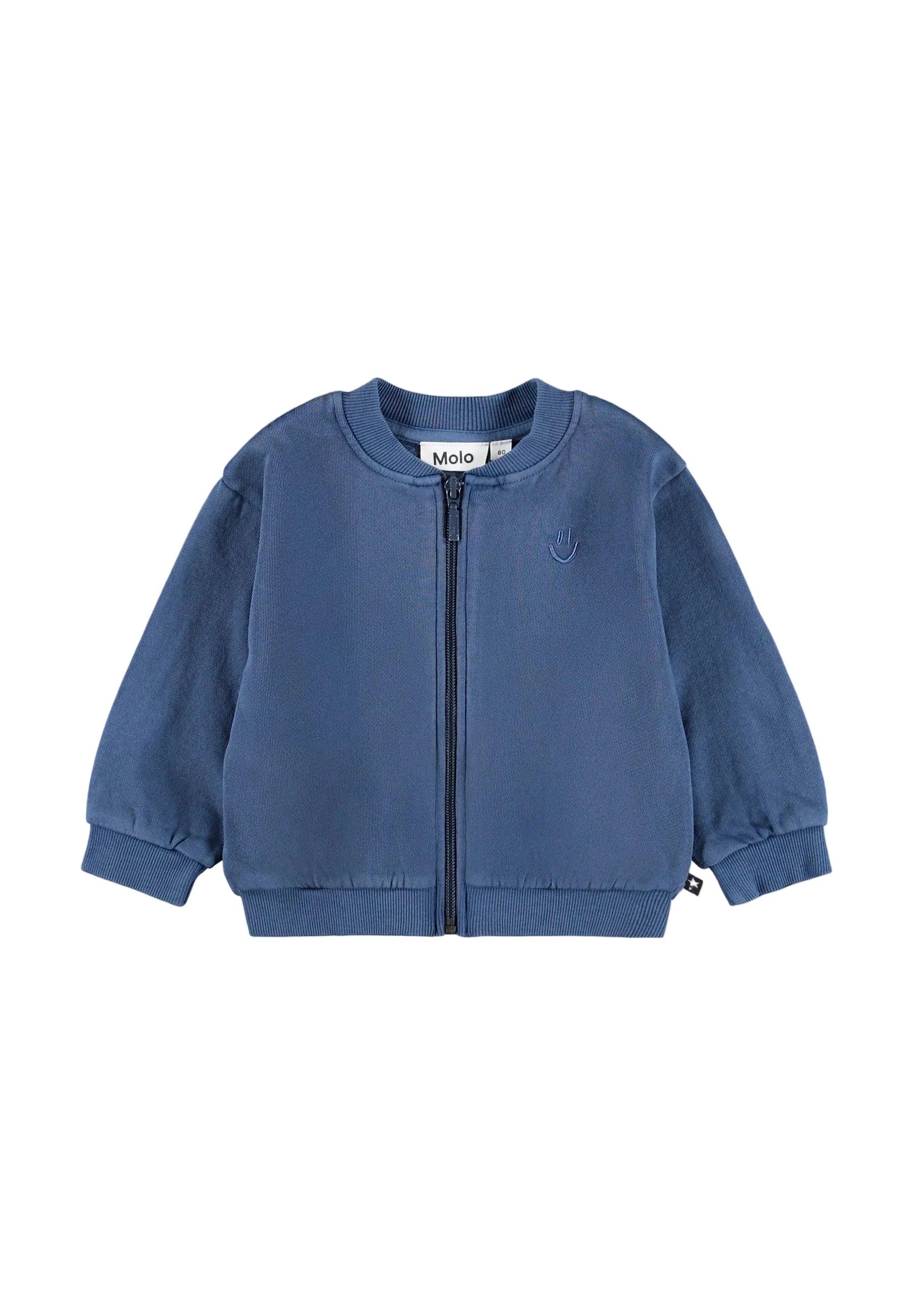 Molo infant & toddler dazzle zip up sweatshirt