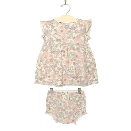 City Mouse infant girl flutter tunic set