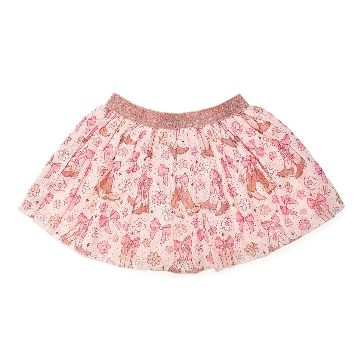 Sweet Wink girls coquette cowgirl tutu skirt