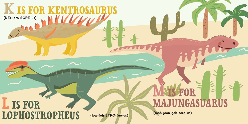 D is for Dinosaur book