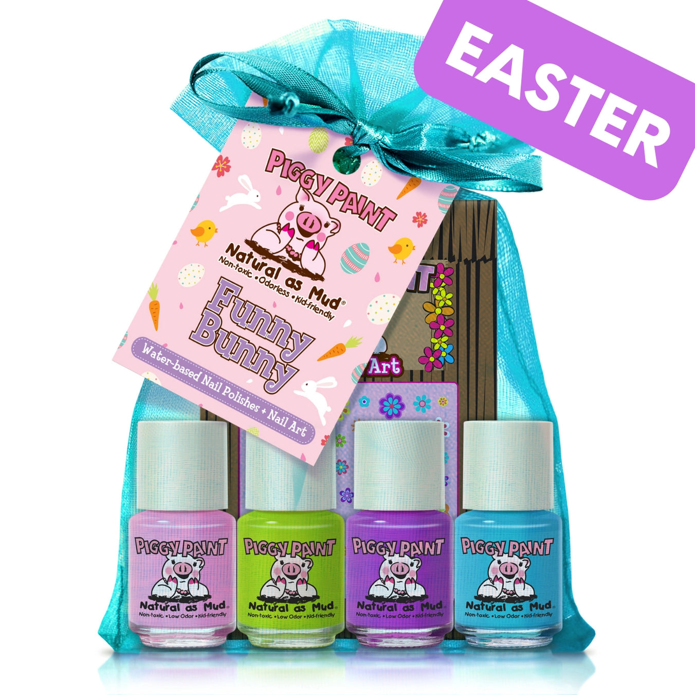 Piggy Paint funny bunny polish set
