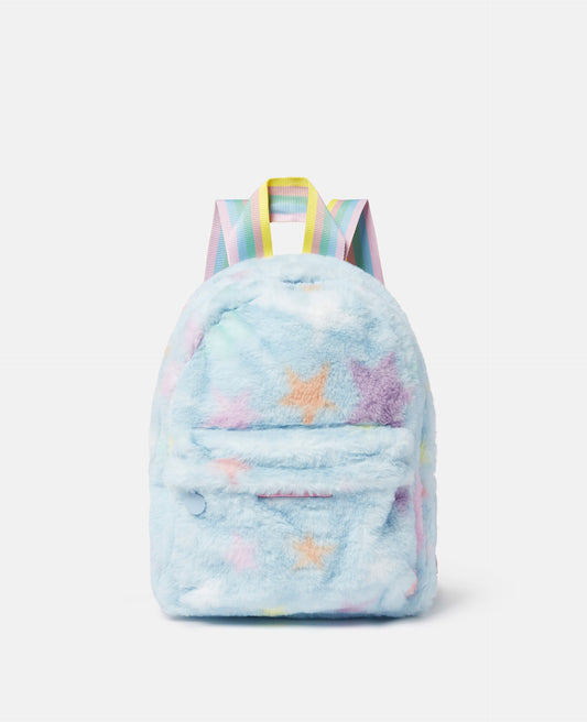 Stella McCartney star print fluffy backpack