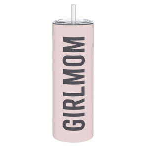 Stephan Baby matte skinny tumbler with straw