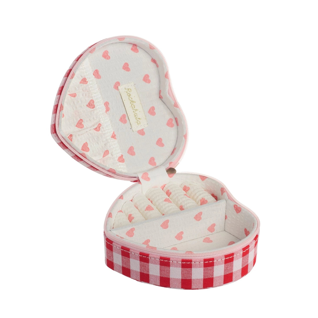 Rockahula gingham love heart jewelry box