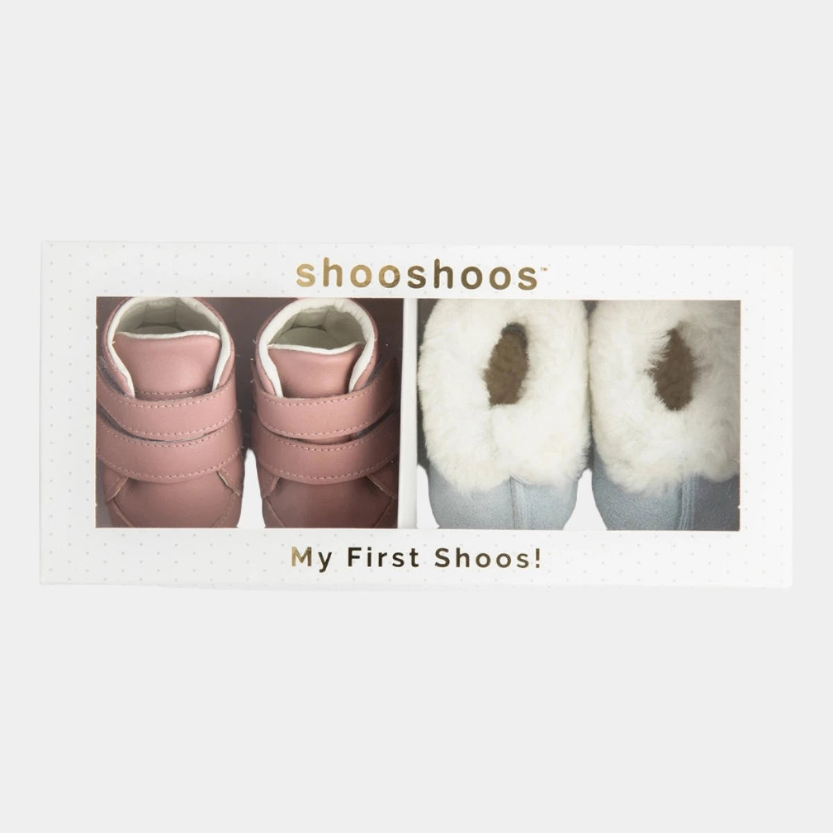 Shooshoos baby shoes gift set