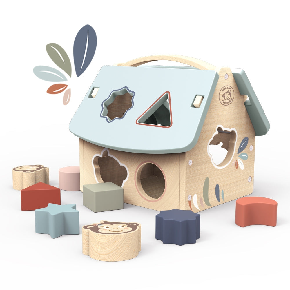Speedy Monkey house shape sorter