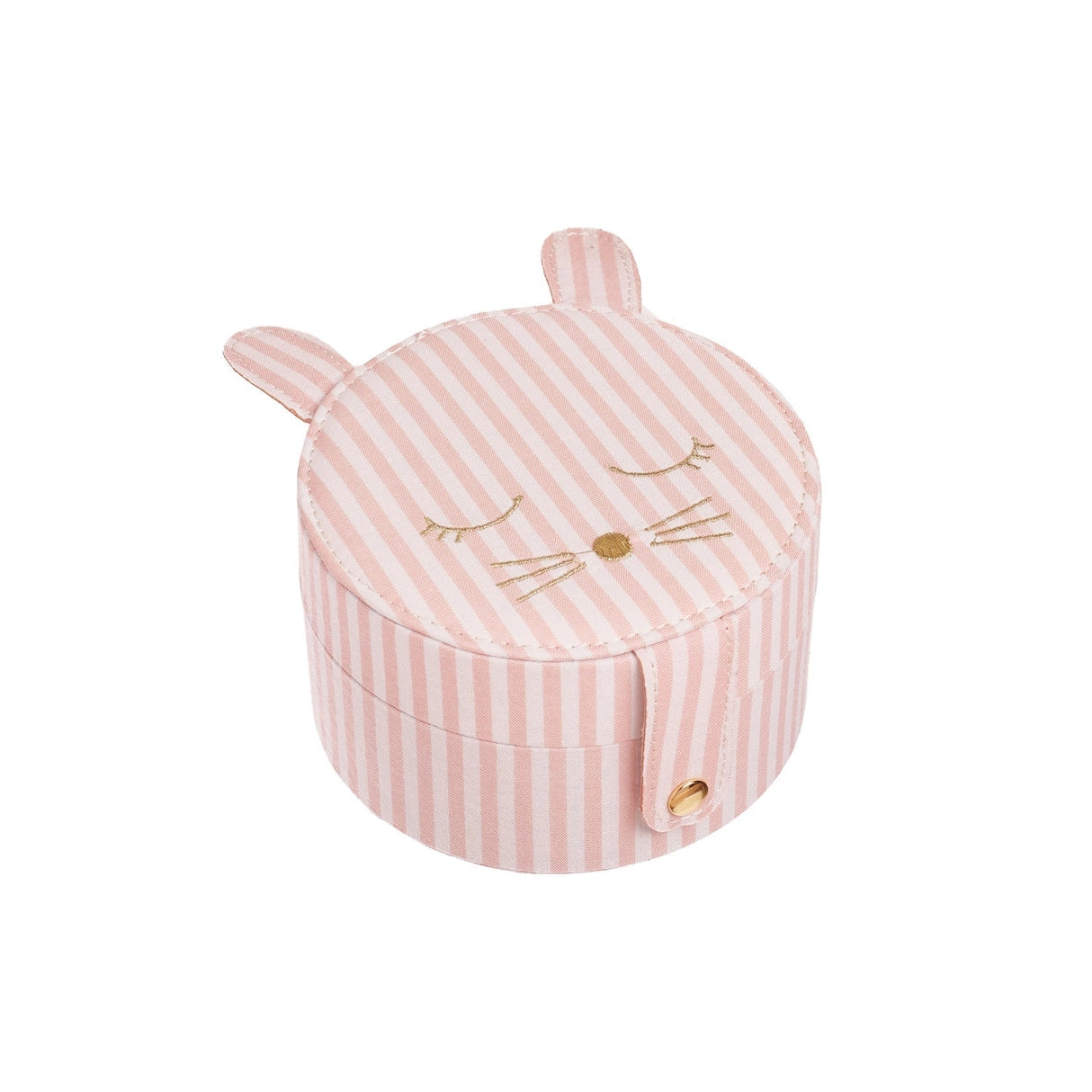 Rockahula stripy bunny round jewelry box