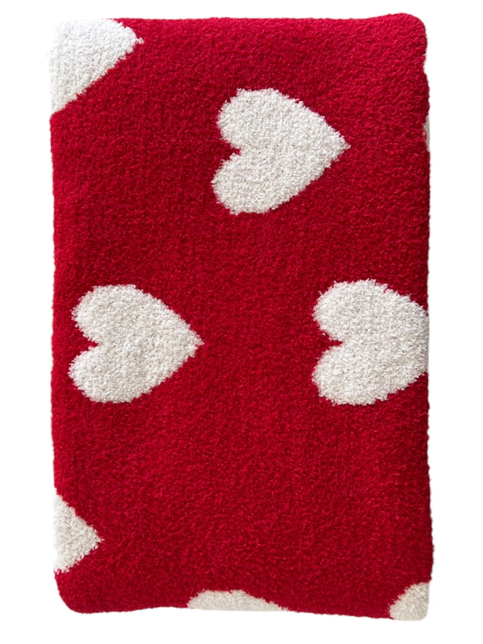 SpearmintLOVE reversible heart print blanket