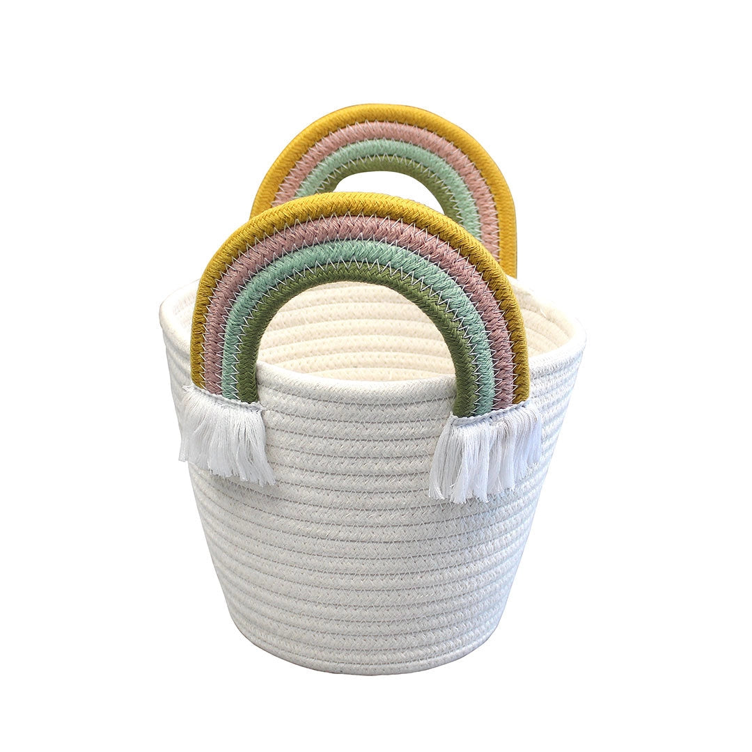 Emerson and Friends rope basket