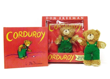 Corduroy book & bear set