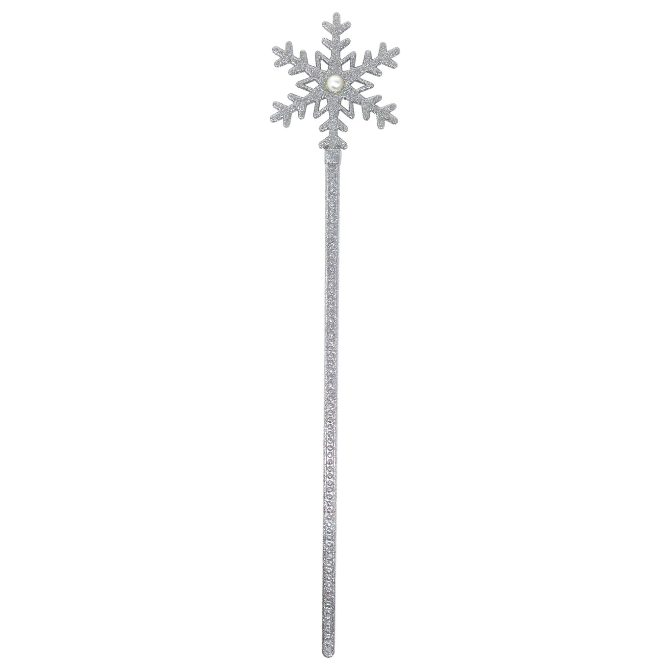 Pink Poppy snowflake wand
