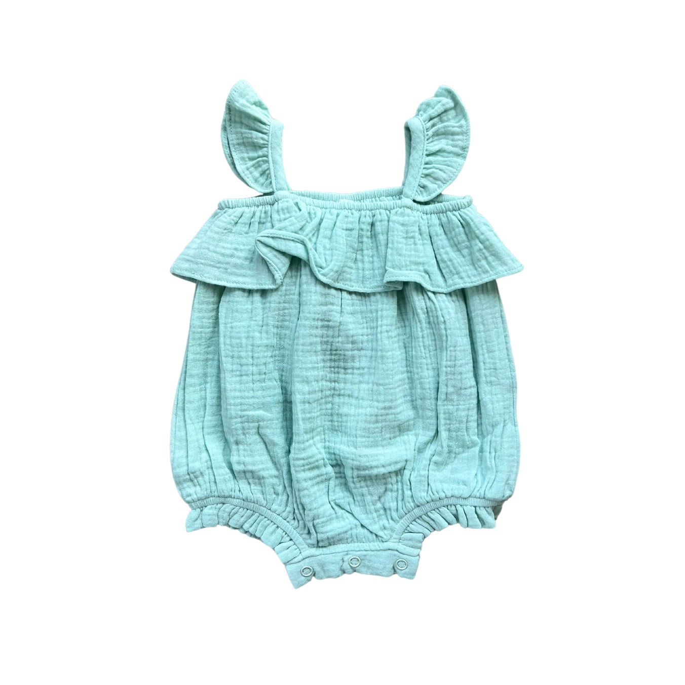 Babysprouts infant girl gauze romper
