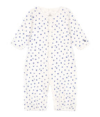 Petit Bateau infant girl heart print converter gown
