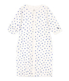 Petit Bateau infant girl heart print converter gown