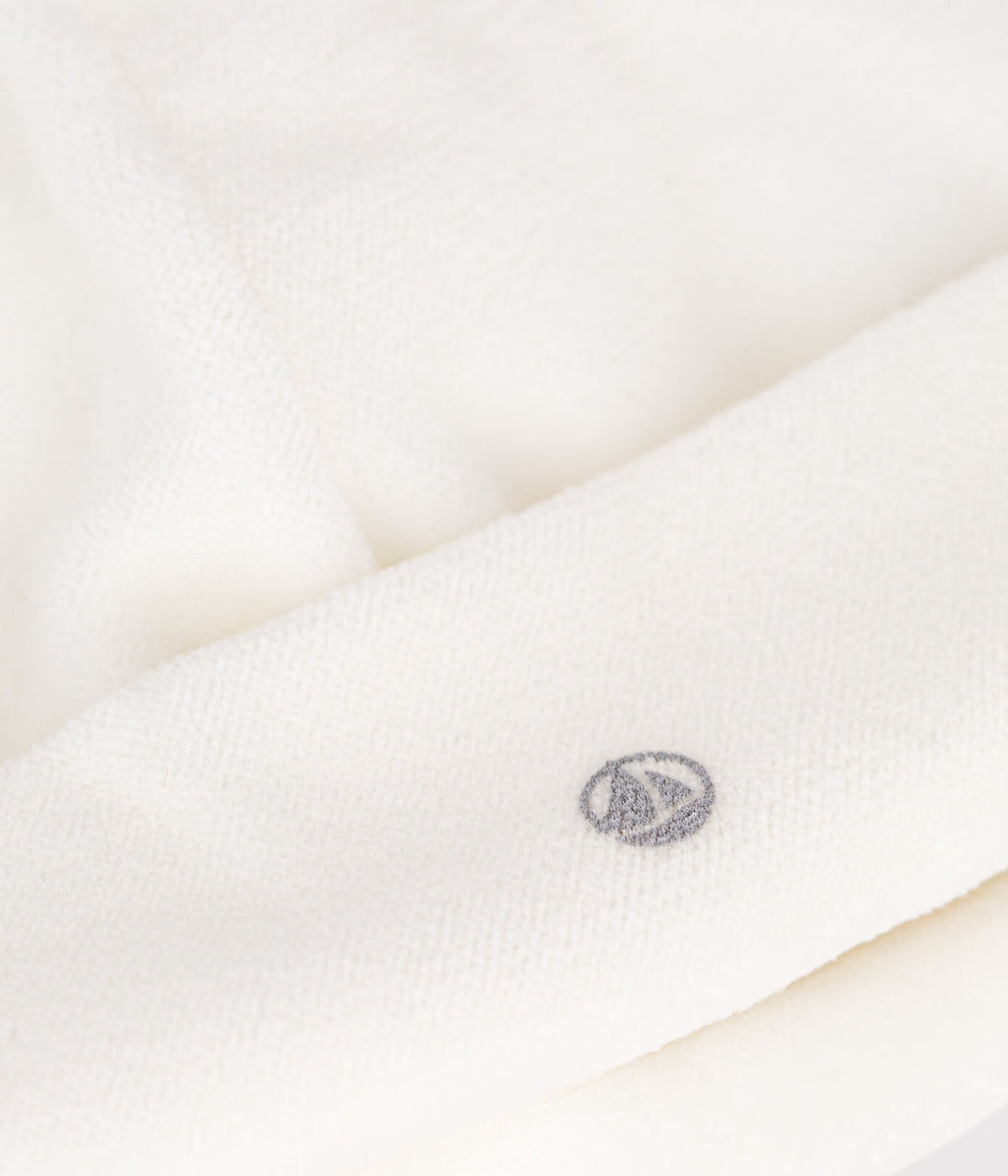 Petit Bateau infant velour hat