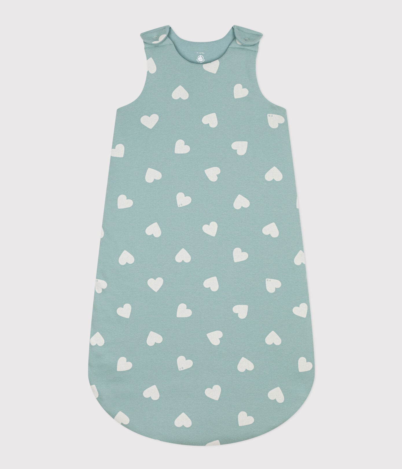 Petit Bateau heart print sleepsack