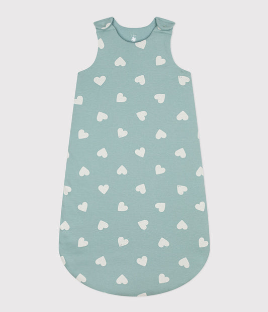 Petit Bateau heart print sleepsack