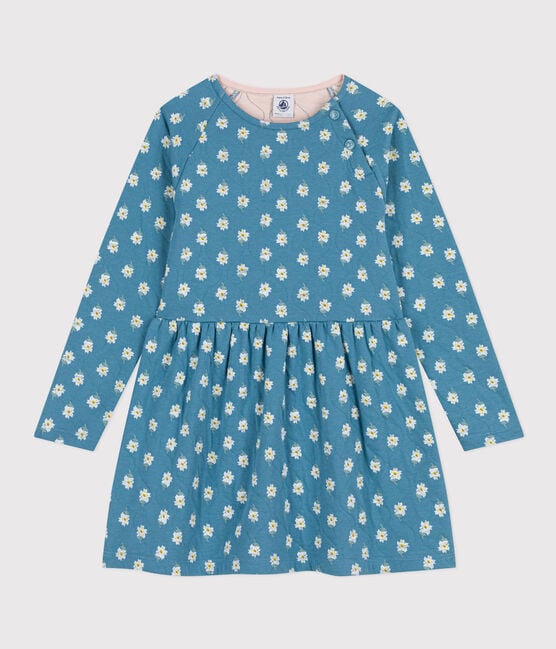 Petit Bateau girls tiny flowers print dress