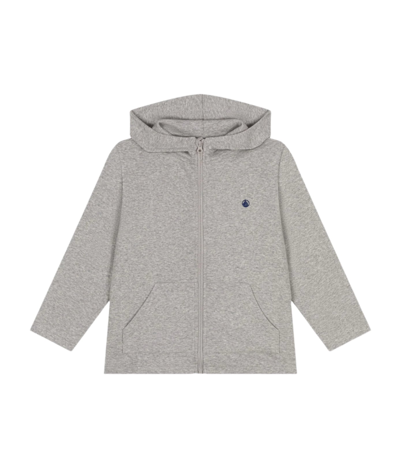 Petit Bateau kids zip up hooded sweatshirt