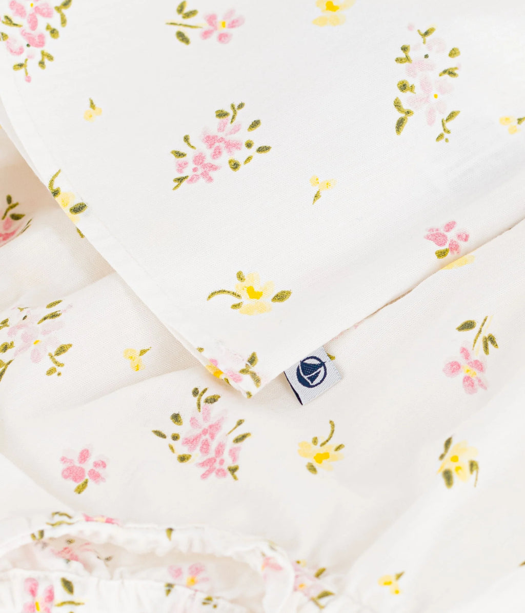 Petit Bateau infant girl floral print tunic with bloomers