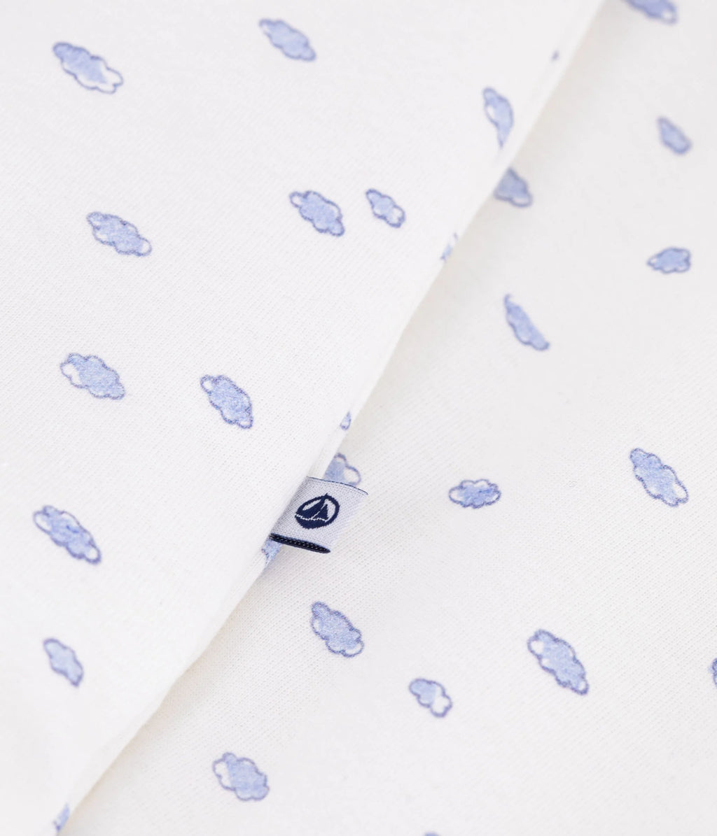 Petit Bateau cloud print sleepsack