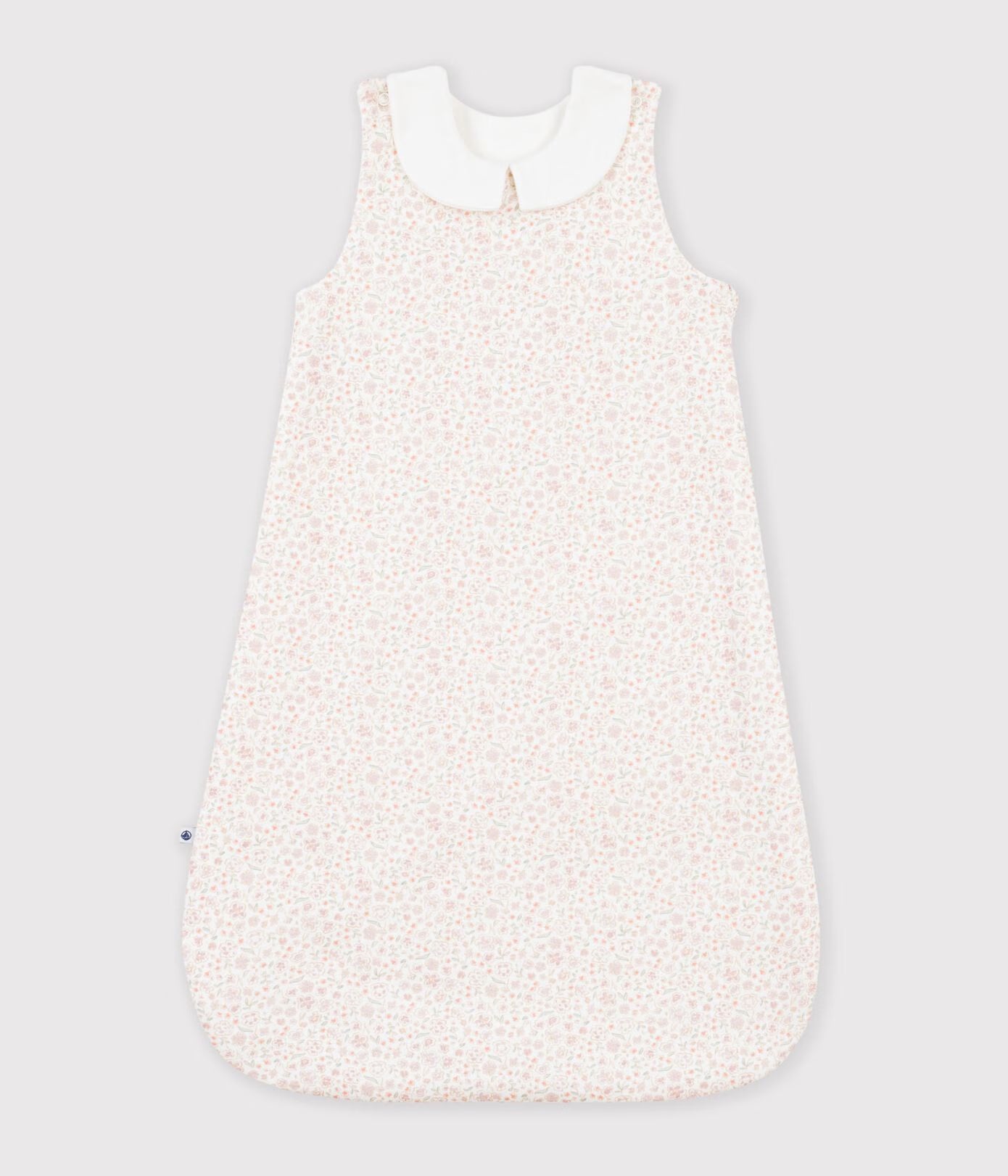 Petit Bateau infant girl 1.5 TOG flower-print cotton sleepsack