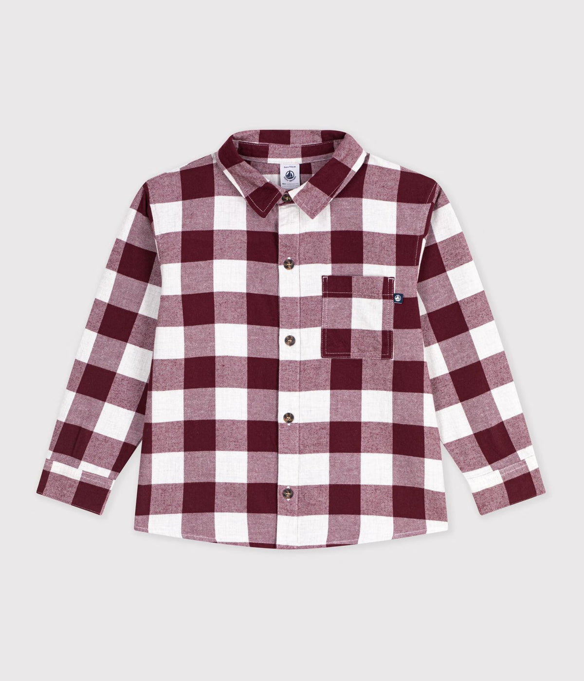 Petit Bateau boys check shirt