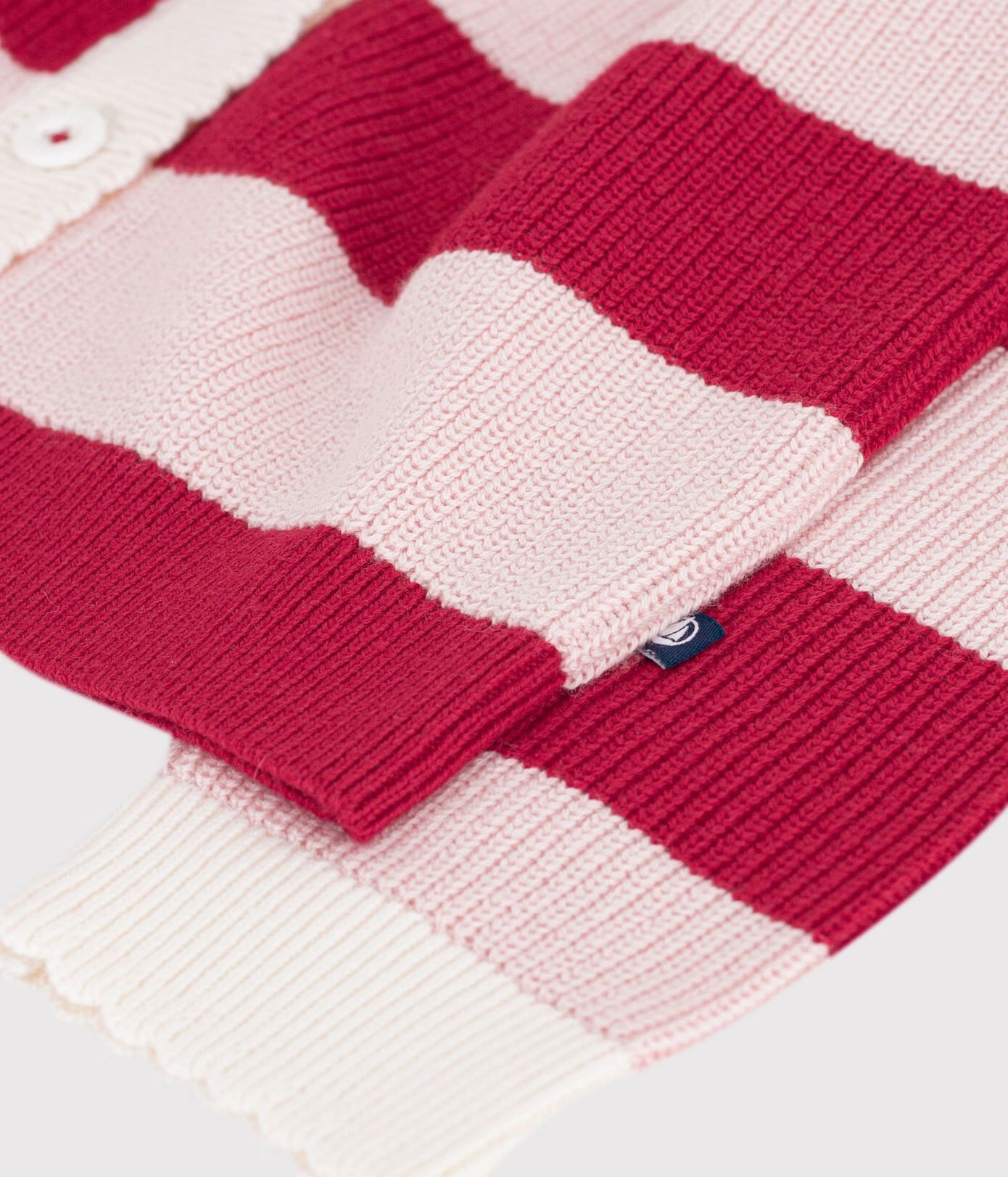Petit Batau girls stripe knit cardigan