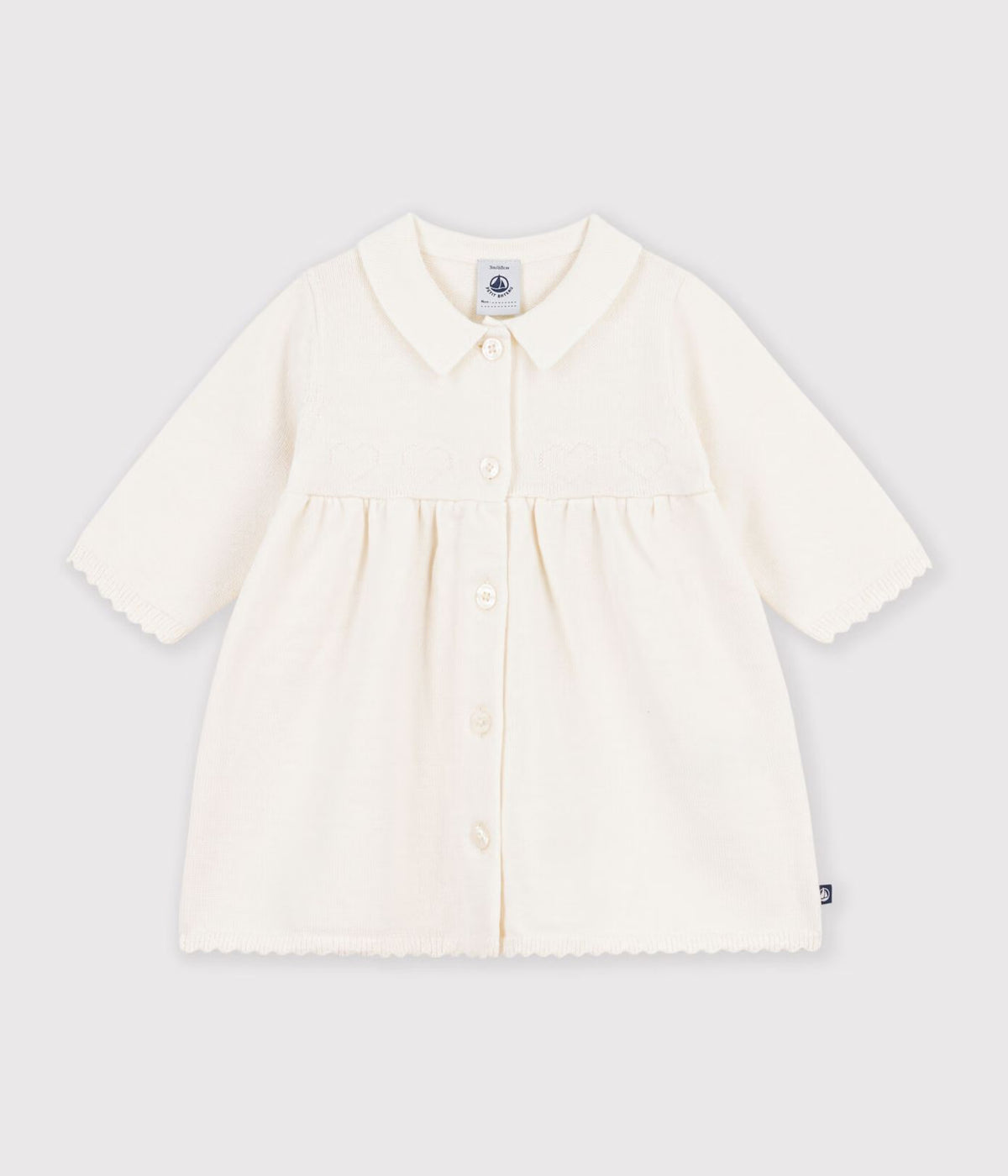 Petit Bateau infant girl knit dress