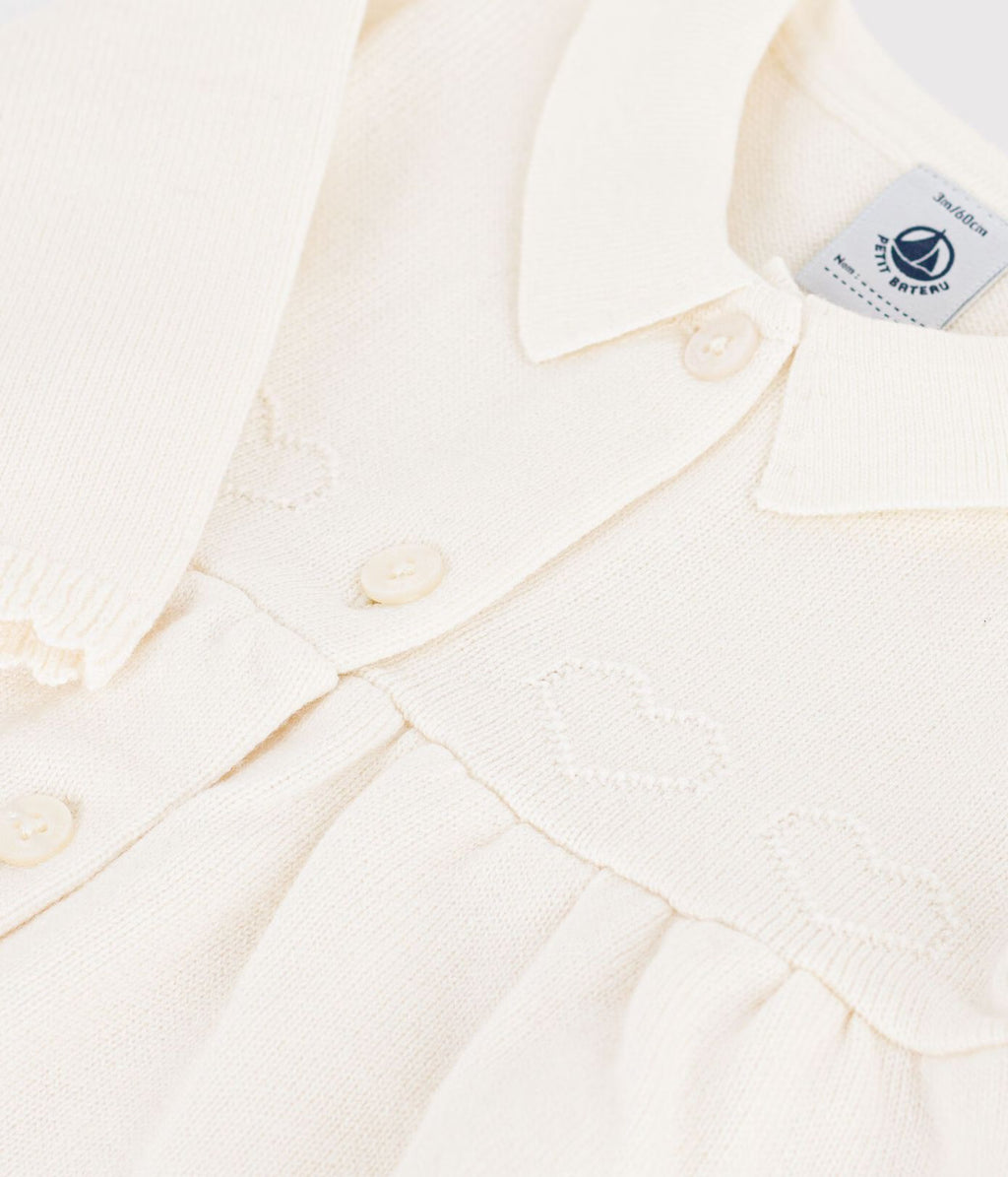 Petit Bateau infant girl knit dress