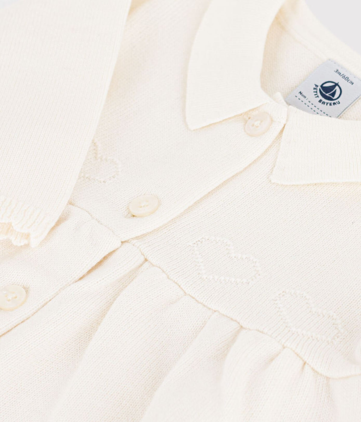 Petit Bateau infant girl knit dress