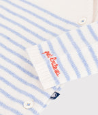 Petit Bateau infant stripe knit romper