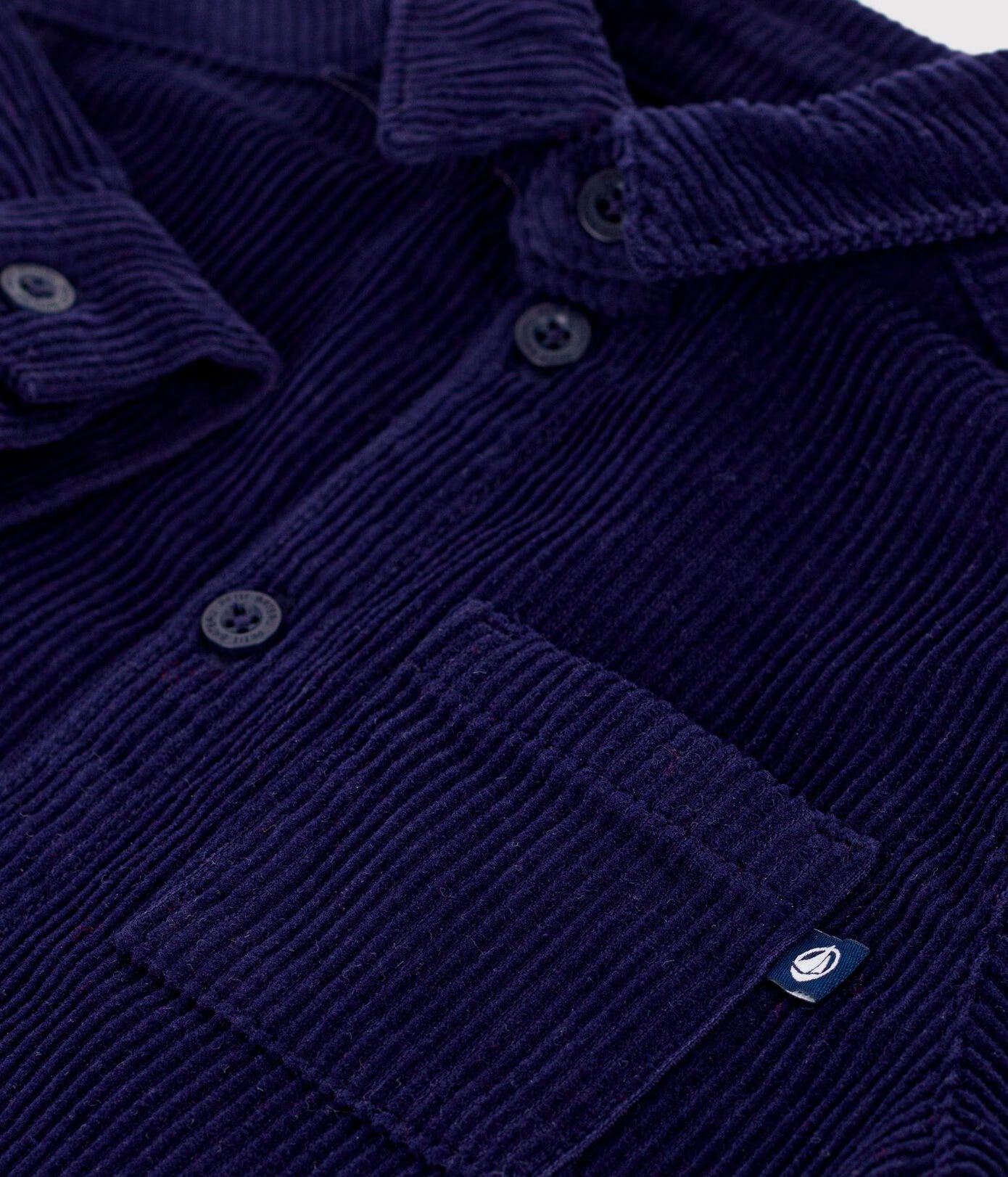 Petit Bateau infant boy corduroy shirt